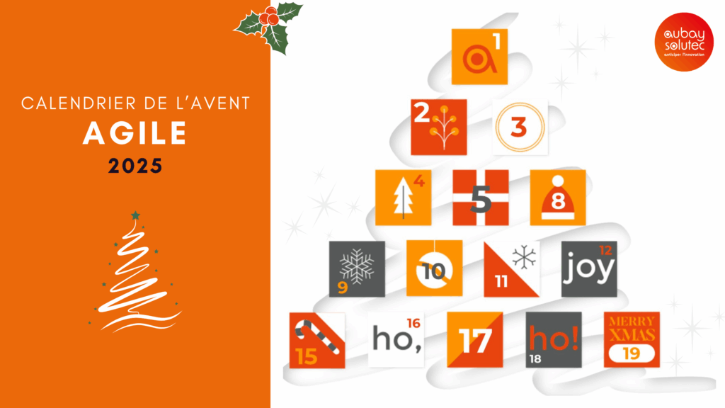 Bannière de l'article de blog sur le calendrier de l'avent agile 2025